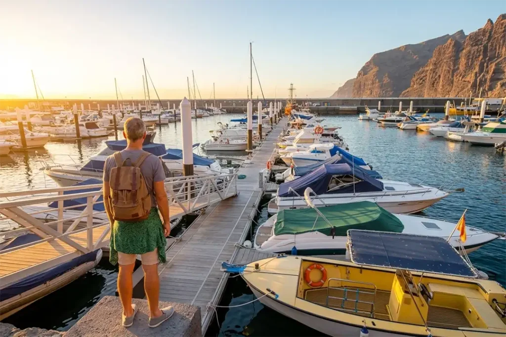Traveler in Costa Adeje-Tenerife