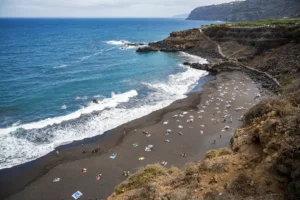 Volcanic sand beach-El Bollullo-Tenerife
