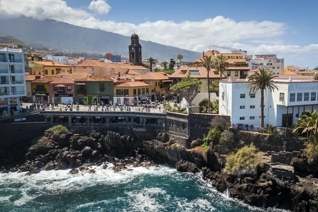 Views of the Paseo de San Telmo from the sea – Puerto de la Cruz – Tenerife