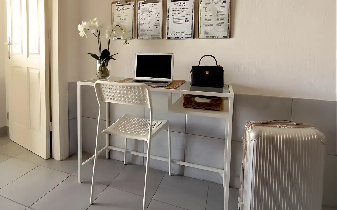 Studio Meerblick Costa Adeje – Arbeitsplatz mit kostenlosem WLAN