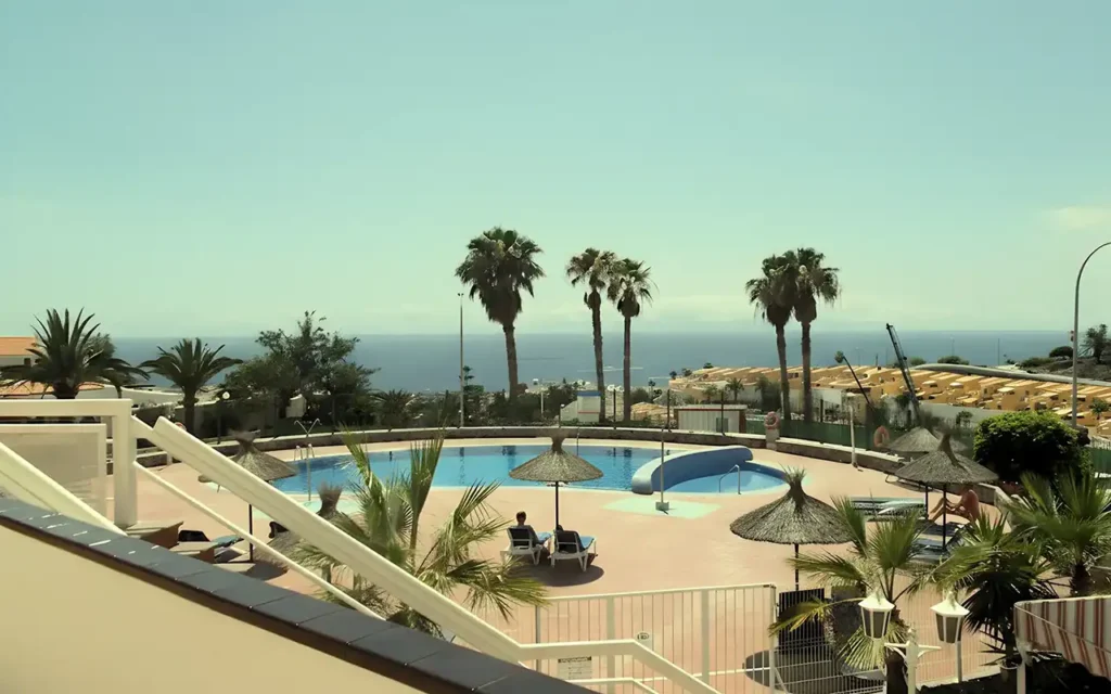 Studio Meerblick Costa Adeje – Entspannungsmoment am Pool
