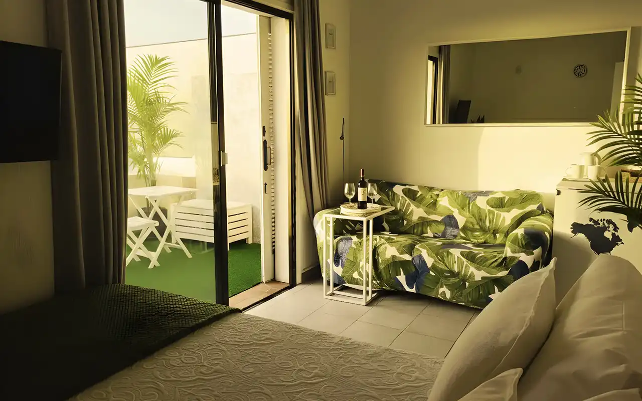 Studio Meerblick Costa Adeje – Wohnbereich