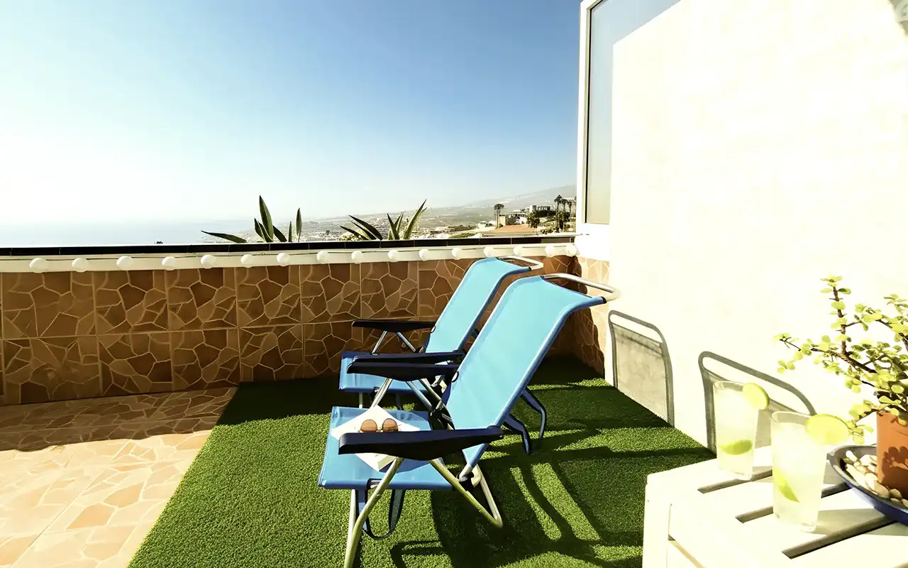 Studio vue mer Costa Adeje – Terrasse ensoleillée